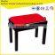 Red surface piano chair