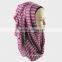 Hot Sale Cotton Stripe Scarf Muslim Hijab