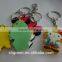 Cartoon 3D silicone rubber keychain