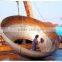large carbon steel round shell,conical dish head for pressure vessel