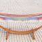 Outsunny Wooden Arc Free Camping Hammock Stand Chair with Colorful Hammock