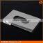 Slim metal card holder aluminum material for name cards