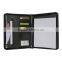 Hot selling custom leather folder/PU portfolio/file folder with LOGO