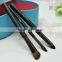 Goat hair wooden smokey eye 3pcs brush set