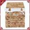 Environmetal natural water hyacinth woven home or hotel laundry basket