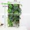 SJLJ013338 artificial plant wall / fake plastic green wall for wall decoration