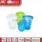 High Quality Blue or Purple 51L Laundry Basket for Clothing Storage
