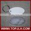 High quality DIY printable Sublimation MDF Keychain
