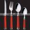 plastic handle cutlery set with high quality and low price