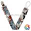 New Arrival Baby Boys Cheap Pacifier Clips Teething Sooner Holder Cotton Pacifier Holder Clip
