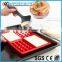 High temperture bared silicone cake mold