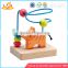 Wholesale fashion design wooden string beads game interesting kids wooden string beads game W11B024