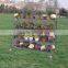 Tri-Step Display Bench with Purlin , Garden display racks