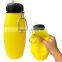 Custom logo sublimation dumbbell water bottle