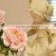 fabric single stem flower for home decoration artificial silk peony flower