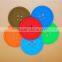 Hot selling custom tea cup silicone rubber pvc coaster with cheap price