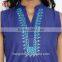 2017 Latest kurti with jacket designs image sleeveless v neckline embroidered kurti