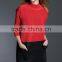 Women spring models casual two contrast colors pleated dress