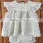 Top design wholesale floral baby clothing manufacturers overseas of organic baby clothes set