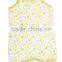 Organic Cotton Sleeveless Half Romper