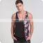 Best Selling Man Black Subliamted Urban Clothing Hip Hop Longline Racer Vest Tank Tops Custom for Fashion Street Wear