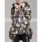 2015 New Fashion Winter Plus Size Women Camouflage Down Coat