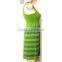 Fashion sleeveless knitted dress for African women