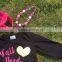 Yall need Jesus print long sleeves top girls full stock hot pink dot ruffle pants baby kids wear set with matching accessories