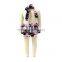 Latest design summer wholesale stylish cute floral cotton fancy baby rompers