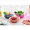 2017High Quality Plastic drain Fruit Basket/dustproof Kitchen Storage Basket For Vegetables