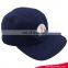 New fashion best quality 5 panel hip pop pure color custom navy snapback cap wholesale with your logo