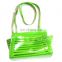 Candy Color Shiny Green Girls PVC Crossbody Bag