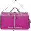 Fushcia Foldable Waterproof Nylon Tear Resistant Duffle Bag