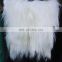 top grade dyed goat fur plate usd for garments /fur carpet