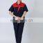 Customized Cotton Work Uniform / Personalized Coveralls with Short Sleeve for Summer