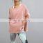 Relax-crew Neck Dropped Shoulder Oversized Sweatshirts With Pouch Pockets