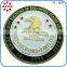 Custom design zinc alloy pure gold coin