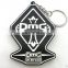 cool style new design oem custom 3D Rubber Keychain