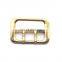 Hot Sale Volume Produce 2 Prong Women Tri-Glide Adjustable Double Needle Belt Buckle