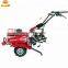 Mini 7-10hp diesel or gasoline power garden tiller cultivator