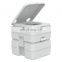 SEAFLO 20L Portable Western Folding Commode Chair with Toilet Seat