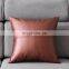 Modern Style PU Leather  Patchwork Pillow Case Sofa  Cushion Cover