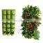 wall planting bags Felt Garden Grow Bags wall plant artificial