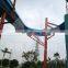 Spiral Blue Water Play Equipment  Fiberglass Water Slide for Resort