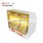 Glass warming showcase curved glass for popcorn machine series