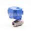 small motorized valve CWX-15N stainless steel brass  BSP NPT motorized flow control valve 12v 24v 110v 220v