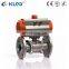 304 316 Flange Pneumatic Actuated Stainless Steel Ball Valve