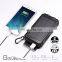 Waterproof Portable 10000mah Solar Mobile Power Charger With LED Lights