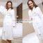 Hotel Bath Robe, yukata with shawl collar, piping, embroidered hotel logo