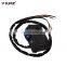 Universal 5V2A handle bar switch blue light ON-OFF button motorcycle handlebar switches with USB charging